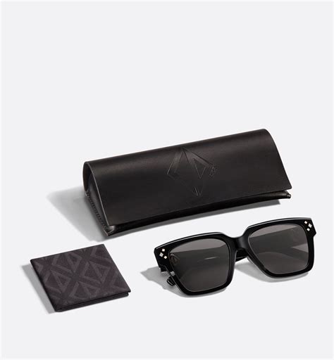 CD Diamond S3F Black Square Sunglasses 